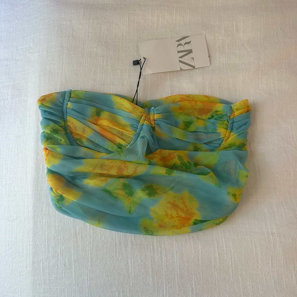 Zara Strapless top